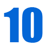 10 Blue Icon