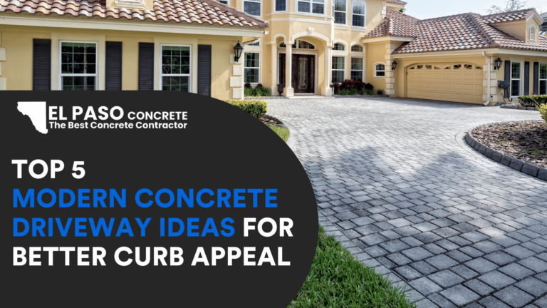 5 Modern Concrete Driveway Ideas For Better Curb Appeal