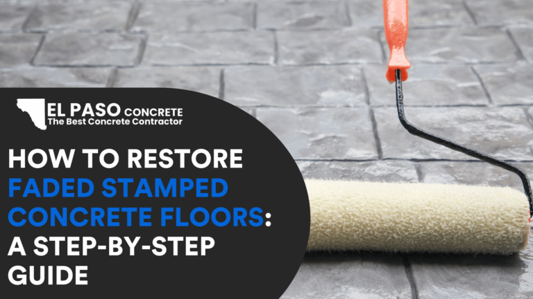 How to Restore Faded Stamped Concrete Floors: A Step-by-Step Guide